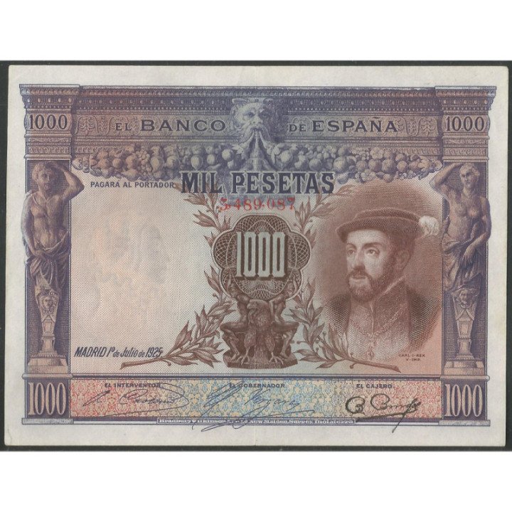 España 1.000 Pesetas 1 Jul 1925 P70a