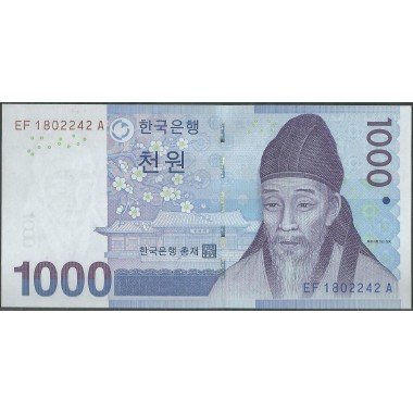 Korea del Sur, 1.000 Won ND2007 P54a