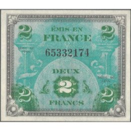 Francia 2 Francs 1944 P114a