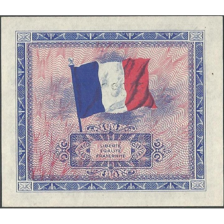 Francia 2 Francs 1944 P114a reverso