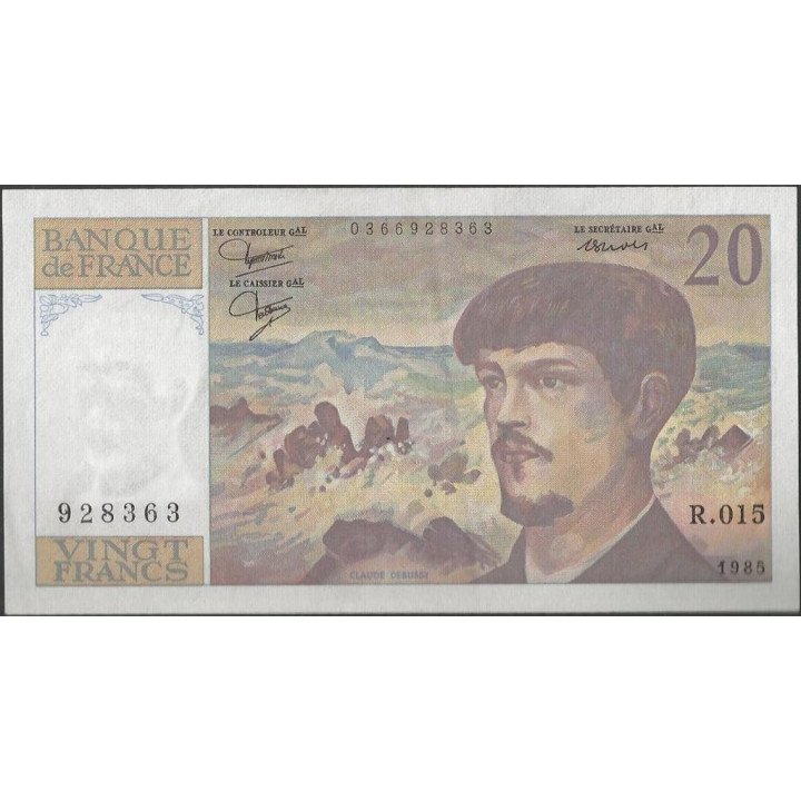 Francia 20 Francs 1985 P151a