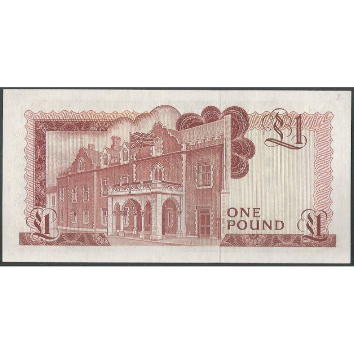 Gibraltar 1 Pound 15 Sep 1979 P20b reverso