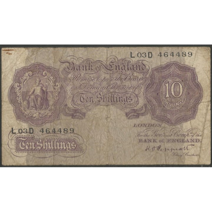 Inglaterra 10 Shillings ND1948-49 P368a