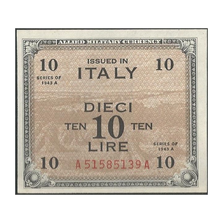 Italia 10 Liras 1943A PM13b