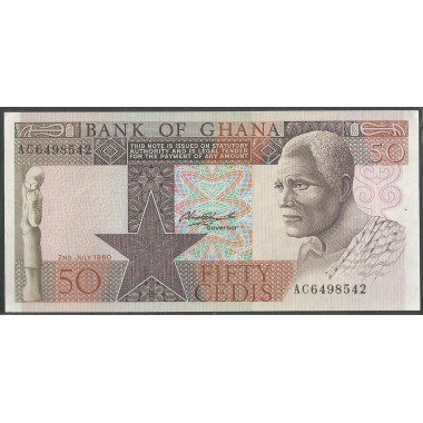 Ghana 50 Cedis 2 Jul 1980 P22b