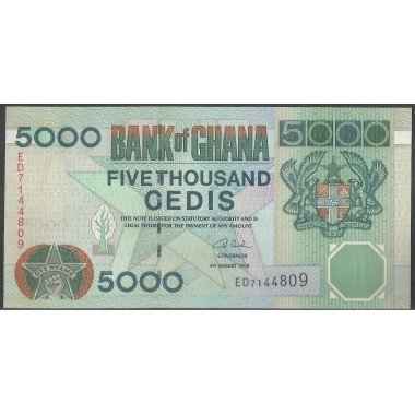 Ghana 5.000 Cedis 4 Ago 2006 P34i