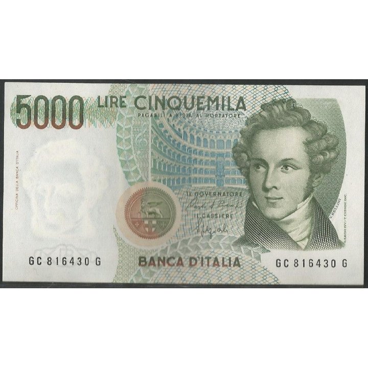 Italia 5.000 Liras 4 Ene 1985 P111b