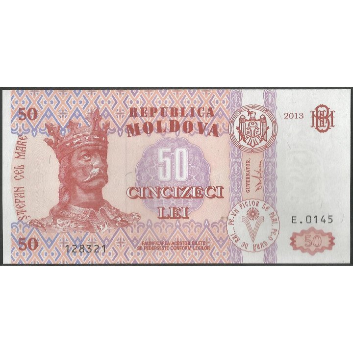 Moldavia 50 Leu 2013 P14f