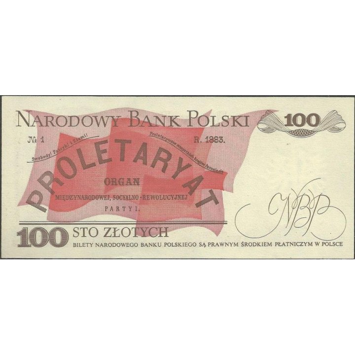 Polonia 100 Zlotych 1 Jun 1986 P143e reverso