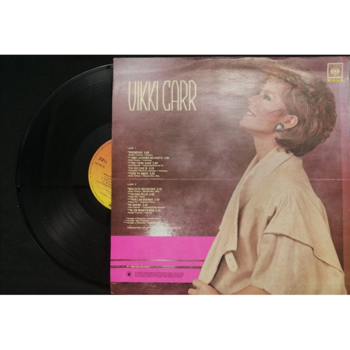 Vikki Carr Promesas - Colombia reverso