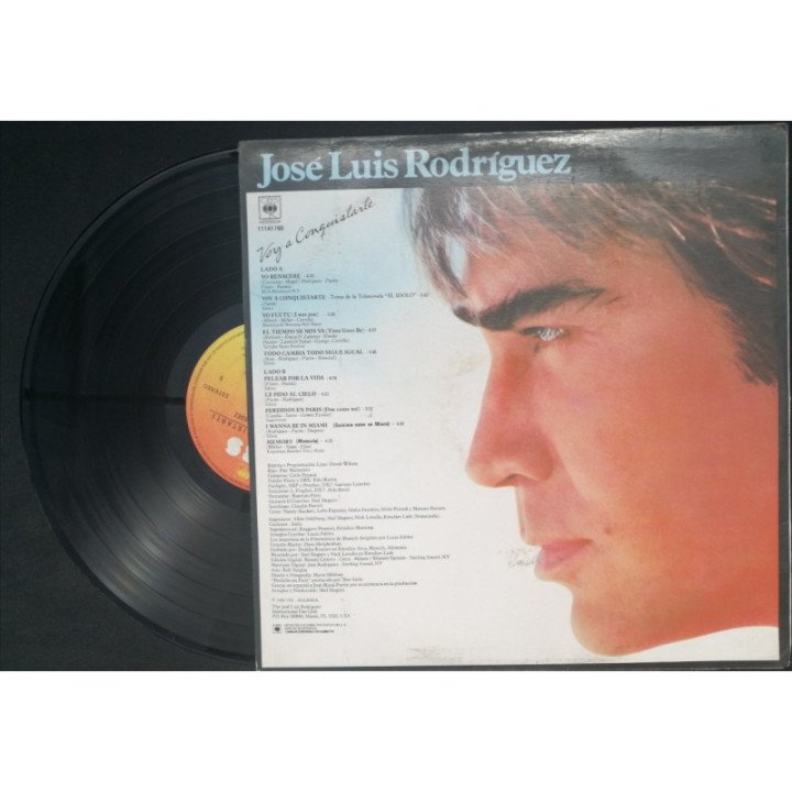 Jose Luis Rodriguez Voy A Conquistarte - Colombia reverso
