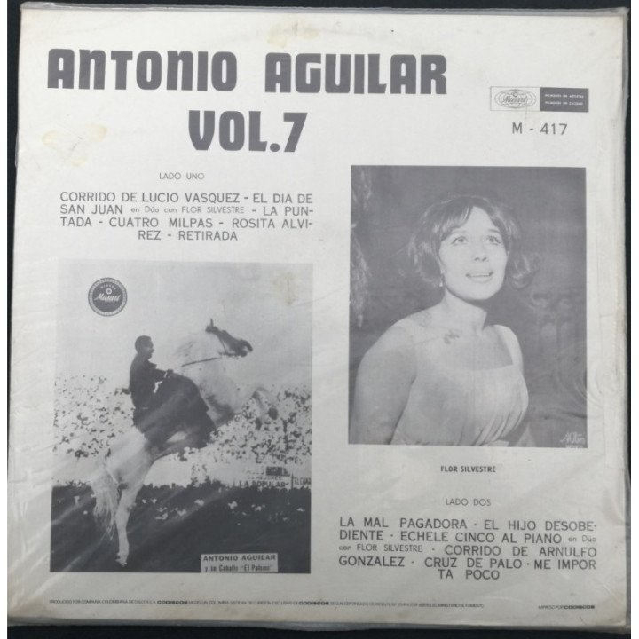 Antonio Aguilar Vol. 7 - Colombia reverso