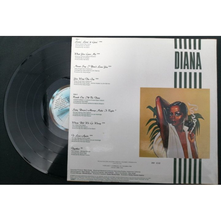 Diana Ross '' Ross'' - Colombia reverso