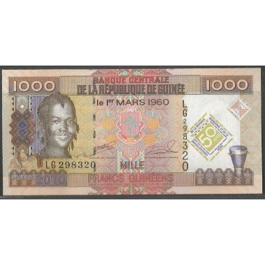 Guinea 1.000 Francs 1 Mar 2010 P43a
