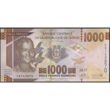 Guinea 1.000 Francs 2017 P48b