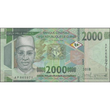 Guinea 2.000 Francs 2018