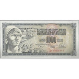 Yugoeslavia 1.000 Dinara 12 Ago 1978 P92a