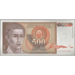 Yugoeslavia 500 Dinara 1991 P109