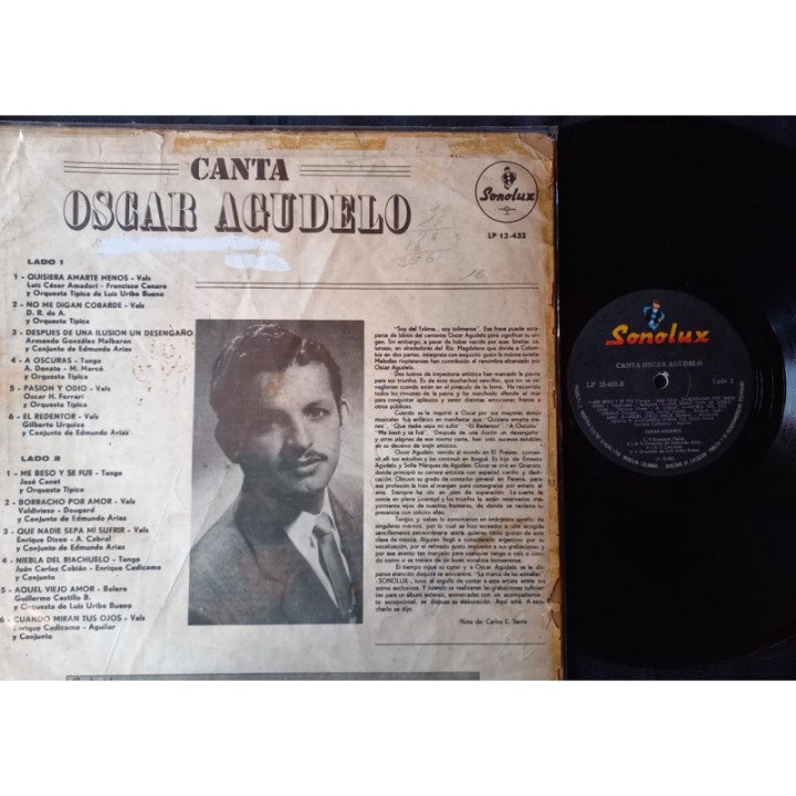 Oscar Agudelo Canta - Colombia reverso