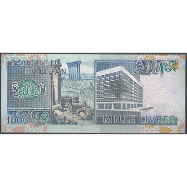 Libano, 1.000 Livres 1988 P69a