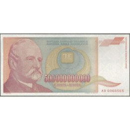 Yugoeslavia 500.000.000.000 Dinara 1993 P137a