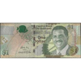 Bahamas 1 Dollar 2015 P71Aa