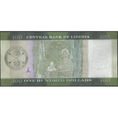 Liberia, 100 Dollars 2016 P35a