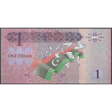 Libya, 1 Dinar ND2013 P76
