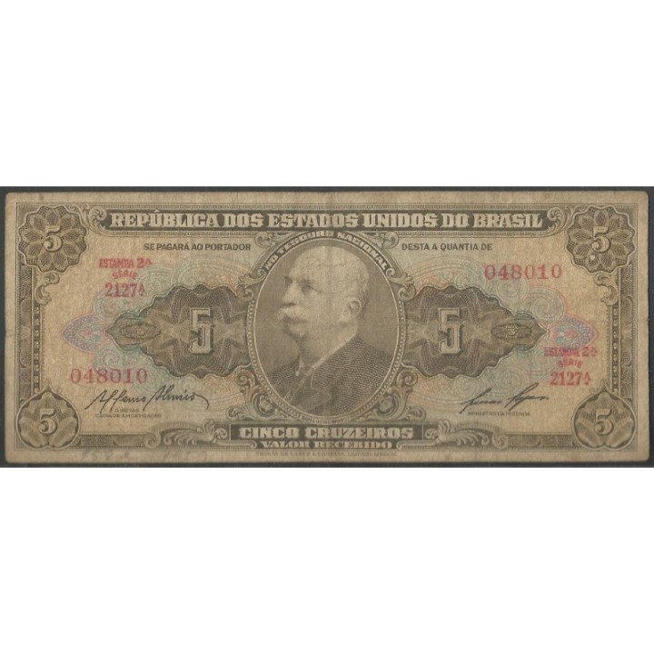 Brasil 5 Cruzeiros ND1953-9 P158e