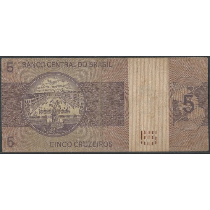 Brasil 5 Cruzeiros ND1973 P192b reverso