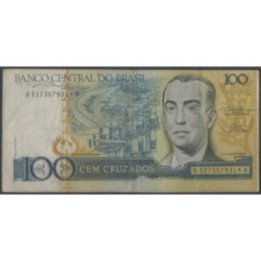 Brasil 100 Cruzados ND1986 P211a
