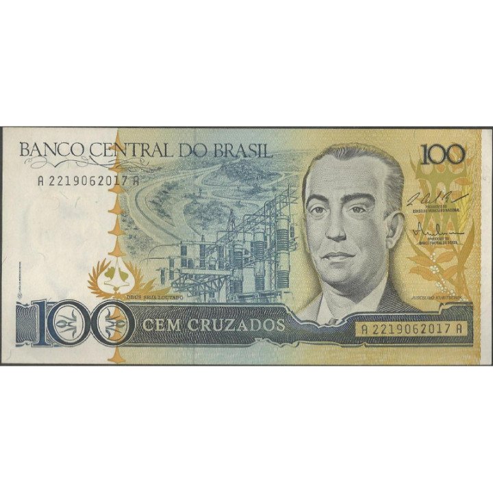 Brasil 100 Cruzados ND1987 P211c