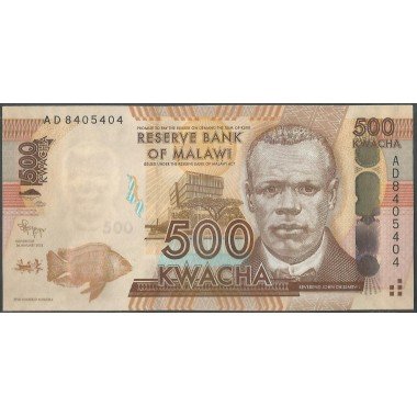 Malawi, 500 Kwacha 1 Ene 2012 P61a