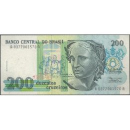 Brasil 200 Cruzeiros ND1990 P229