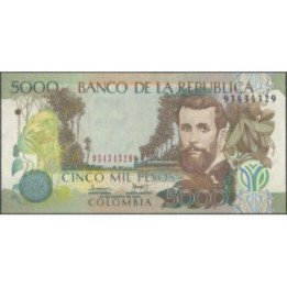 Billete de 5.000 Pesos 21 Ago 2009 BGW542