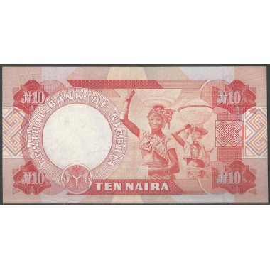 Nigeria, 10 Naira ND1984 P25a