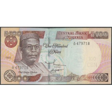 Nigeria,  100 Naira 1999 Firma 13 P28a