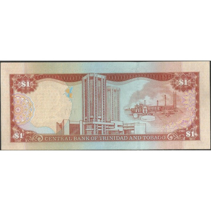Trinidad y Tobago 1 Dollar 2002 P41 reverso