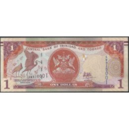 Trinidad y Tobago 1 Dollar 2006 Firma Hilaire P46