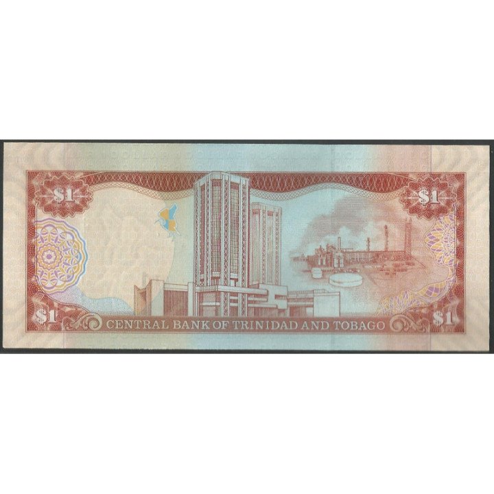Trinidad y Tobago 1 Dollar 2006 Firma Hilaire P46 reverso