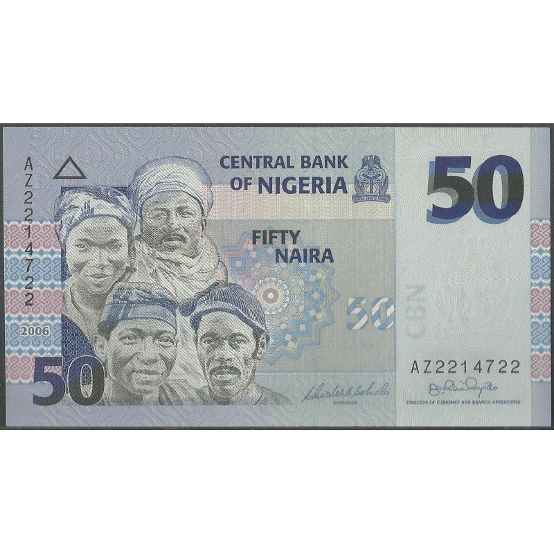Nigeria, 50 Naira 2006 P35a