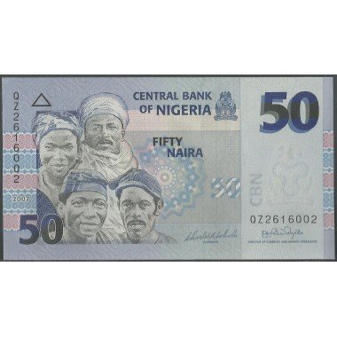 Nigeria, 50 Naira 2007 P35b