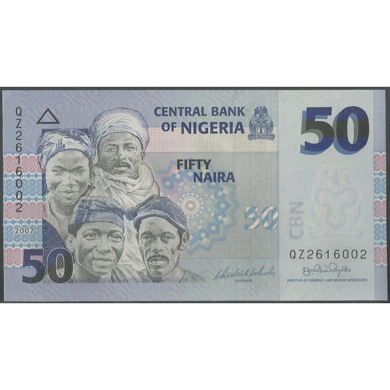 Nigeria, 50 Naira 2007 P35b