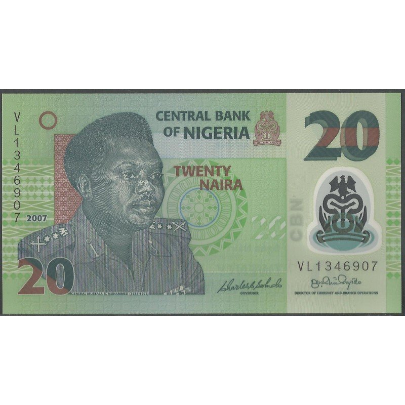 Nigeria, 20 Naira 2007 P34c