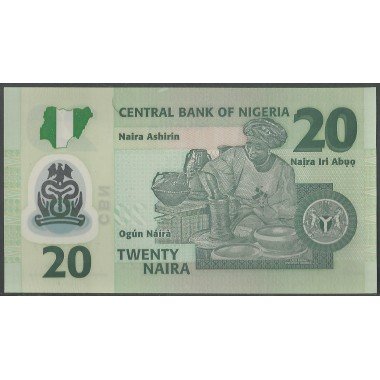 Nigeria, 20 Naira 2009 P34e