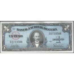 Cuba 1 Peso 1960 P77b