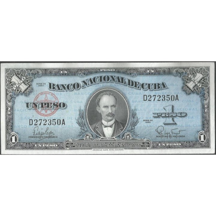 Cuba 1 Peso 1960 P77b