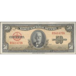 Cuba 50 Pesos 1958 P81b