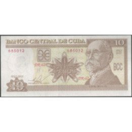 Cuba 10 Pesos 2015 P117q