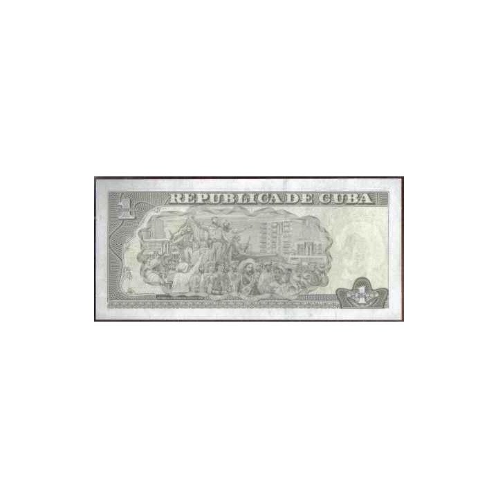 Cuba 1 Peso 2009 P121i reverso